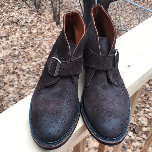 Walk Over sueded Brown Leather 7.5M Chelsea boots